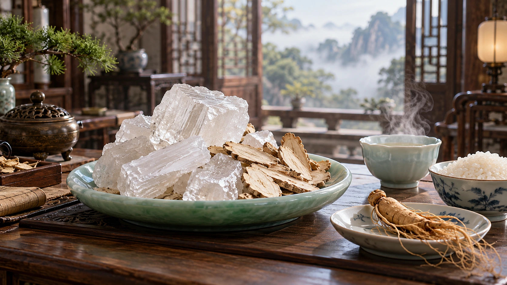 白虎汤与白虎加人参汤区别：阳明经热四大证与大烦大渴伤津辨析