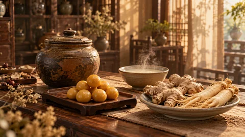 理中丸的功效与作用：中焦虚寒腹满呕吐下利与温中健脾祖方
