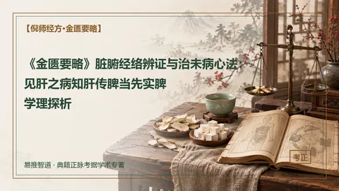 《金匮要略》脏腑经络辨证与治未病心法：上工治未病、见肝之病知肝传脾当先实脾学理探析