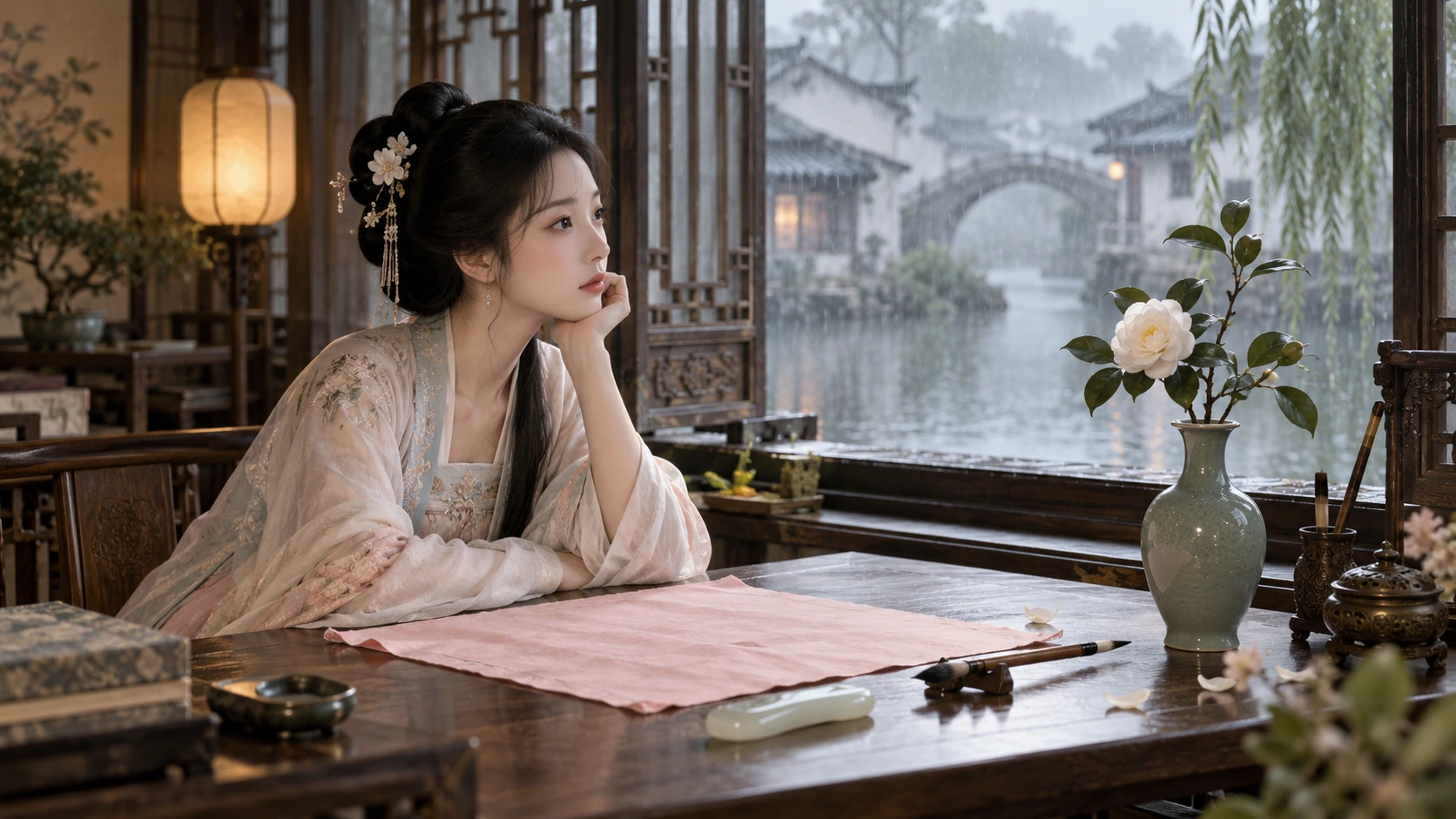 女孩起名诗经楚辞精选：温婉清丽音律典雅与风雅颂楚辞美辞起名指南
