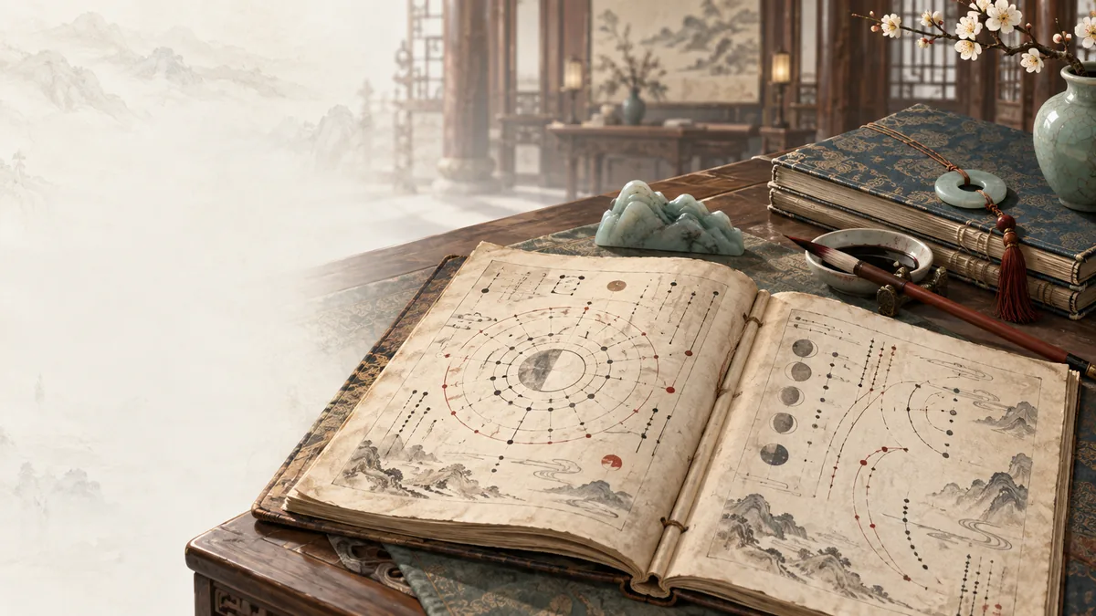 日月夹财格中年发越命盘剖析：先天根基与后天运势契合考