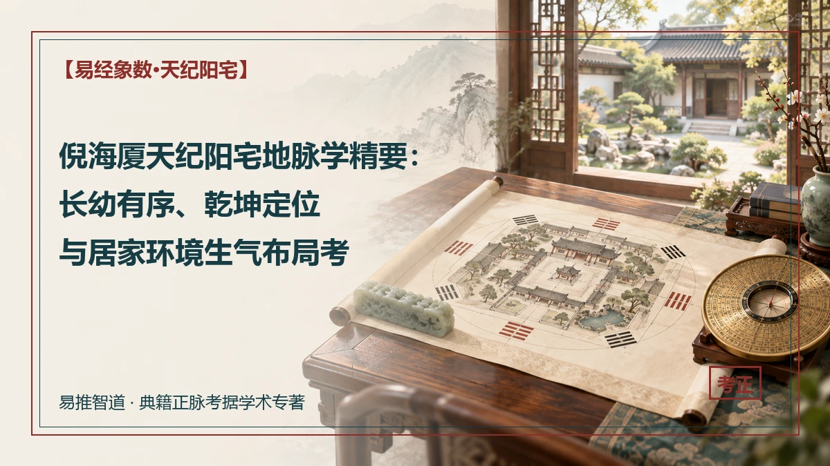 倪海厦天纪阳宅地脉学精要：长幼有序、乾坤定位与居家环境生气布局考