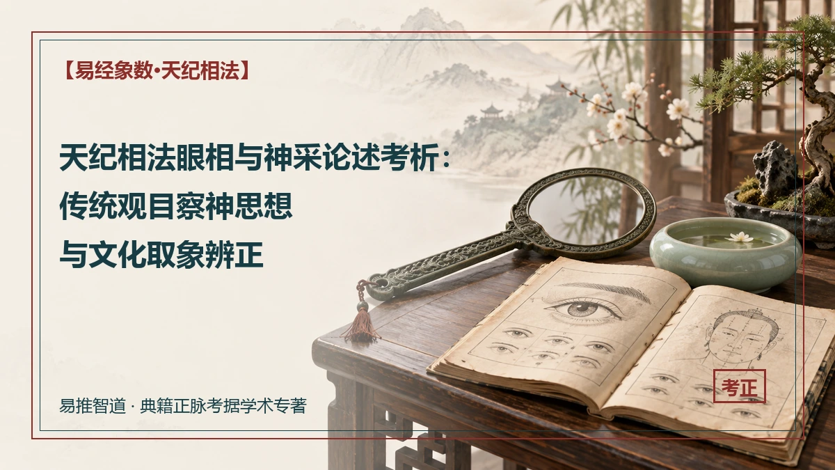 天纪相法眼相与神采论述考析：传统观目察神思想与文化取象辨正