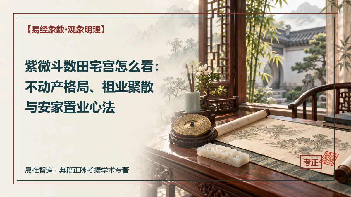 紫微斗数田宅宫考释：宗族财产伦理、人居观念与现代契约厘界