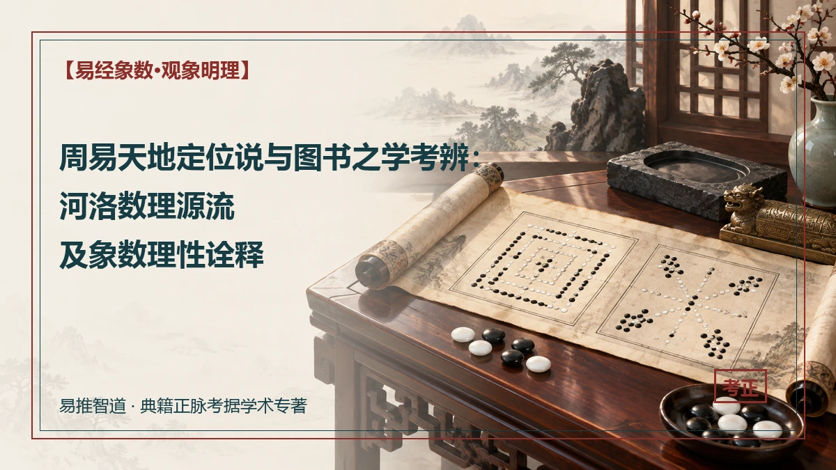 周易天地定位说与图书之学考辨：河洛数理源流及象数理性诠释