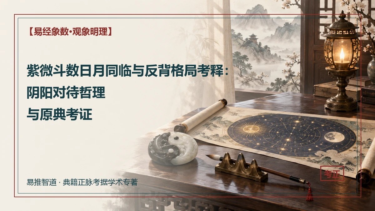 紫微斗数日月同临与反背格局考释：阴阳对待哲理与原典考证