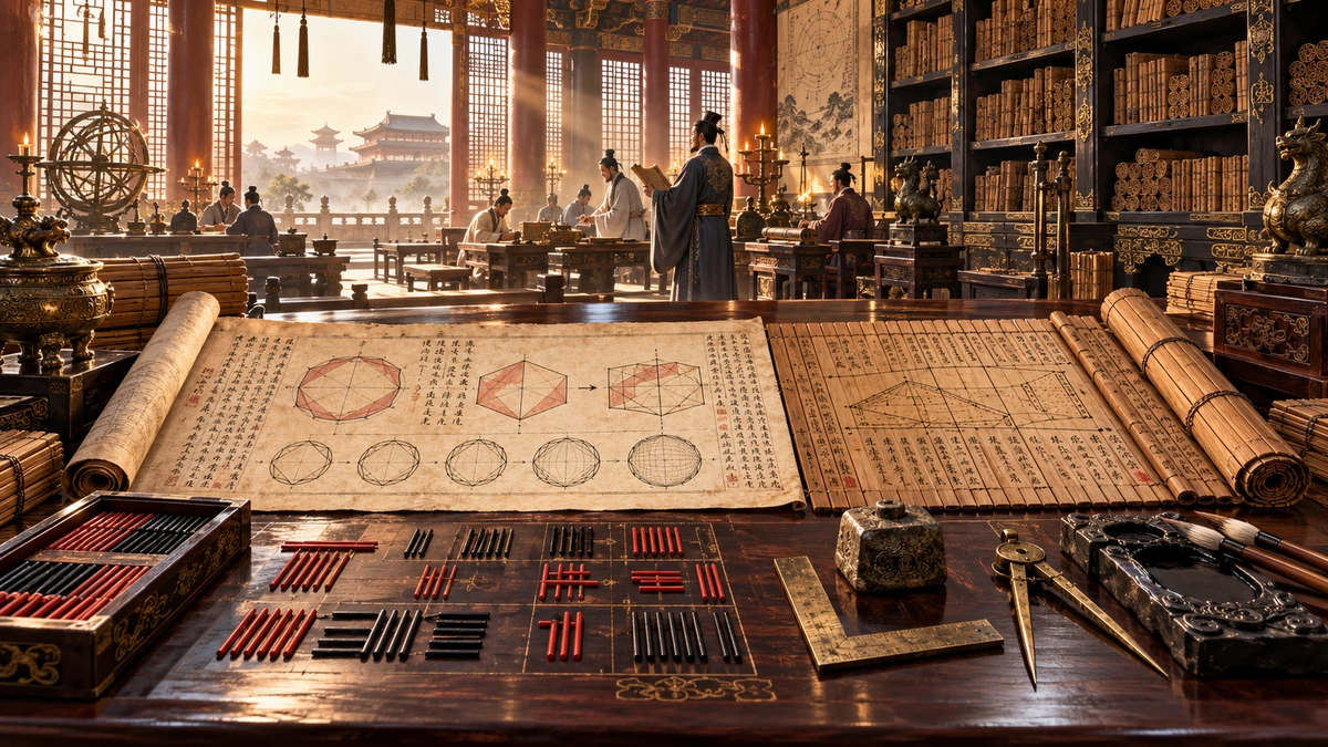 九章算术方田术讲了什么：古代面积算法与分数运算的数学思想