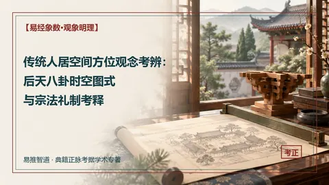 传统人居空间方位观念考辨：后天八卦时空图式与宗法礼制考释